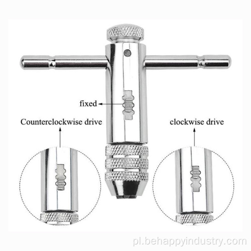 Djustable Ratchet Wheel Ręka dotknięta Klucz Klucz odwracalny